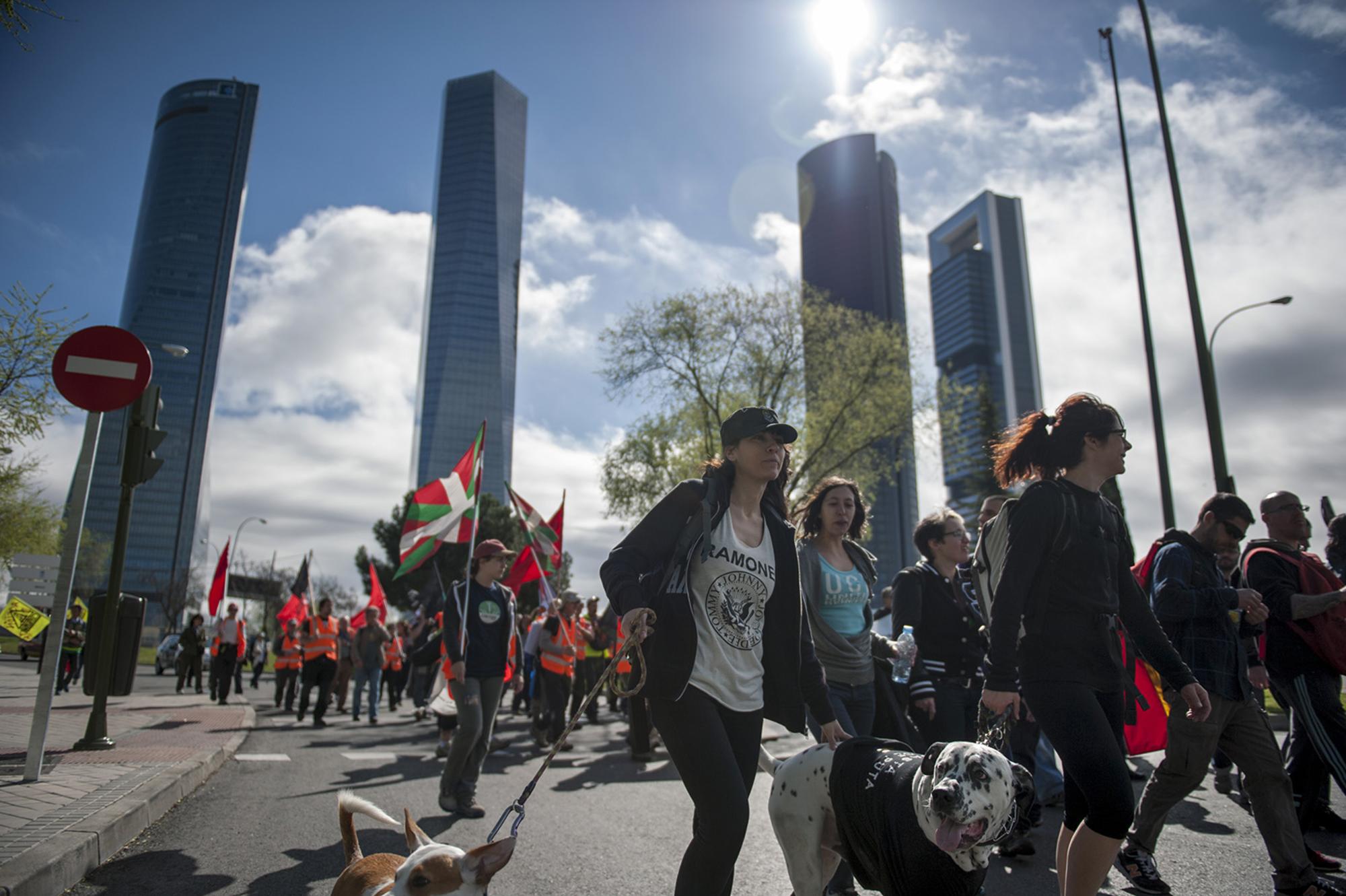 Marchas de la Dignidad, columna norte 2014